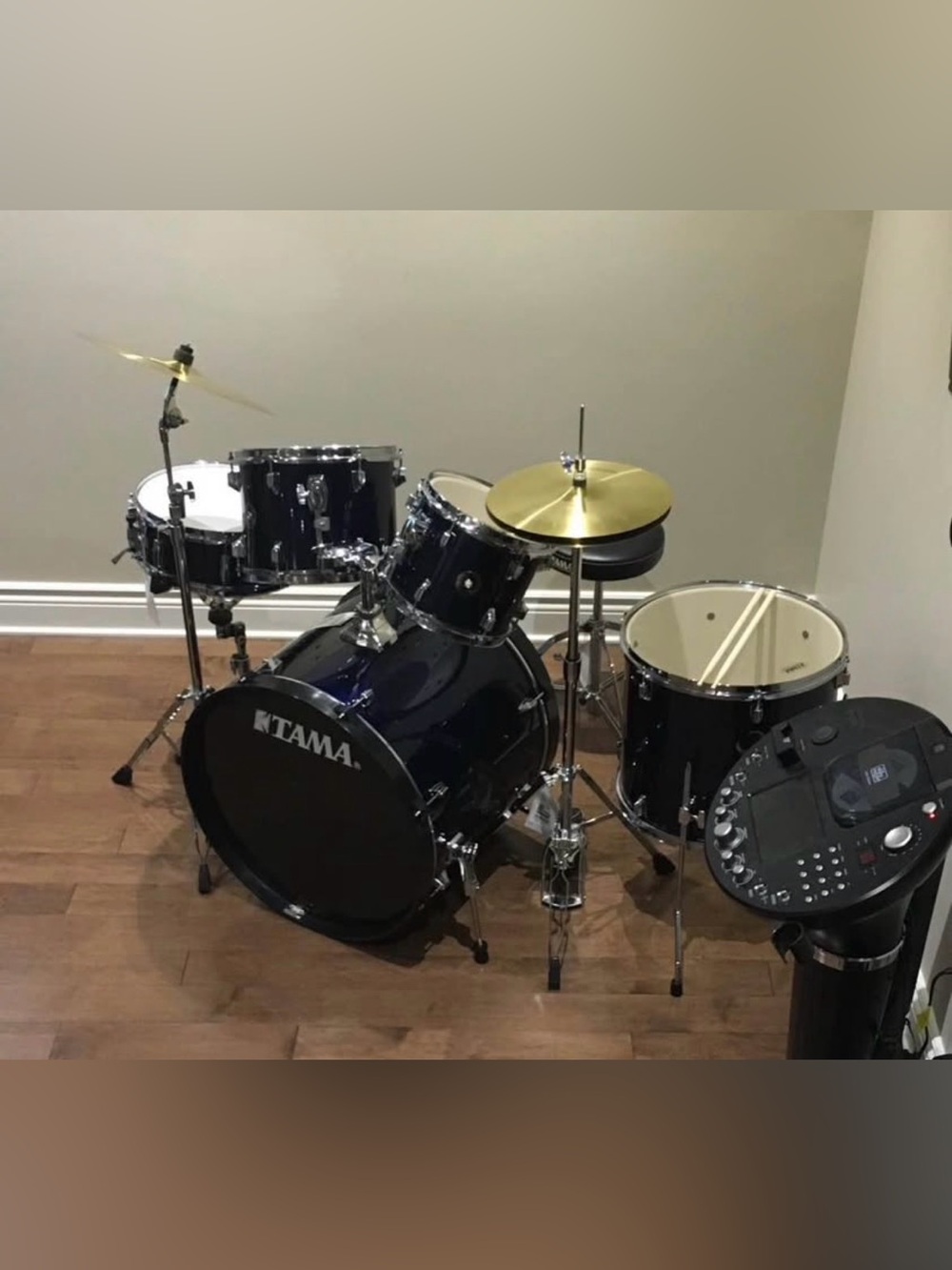 TAMA Drum Set Navy Blue 5-Piece Complete Set